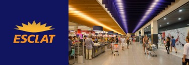 "ABIERTO EL NUEVO HIPERMERCADO ESCLAT en el "Costa Brava Bulevard". Binevenidos!"